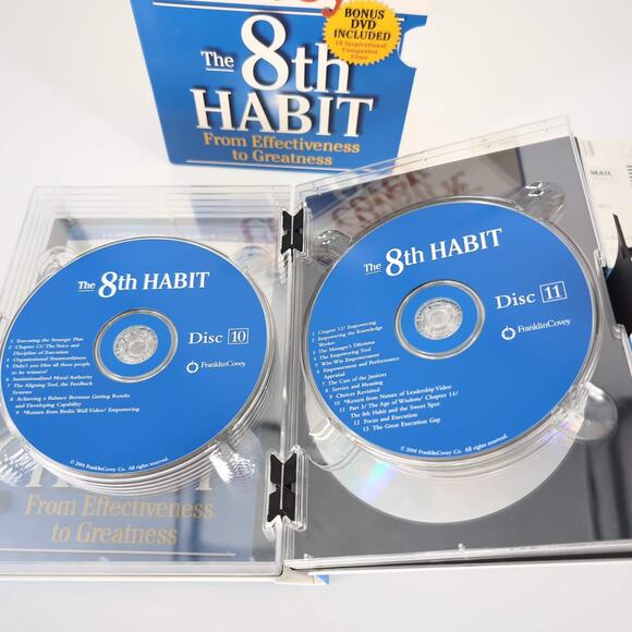 The 8th Habit from Effectiveness to Greatness 13 CDs AUDIO BOOK by Stephen Covey - Picture 12 of 16